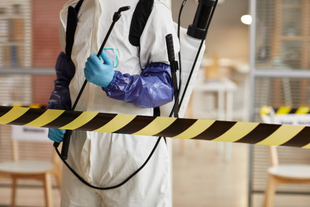 Professional Biohazard Cleanup technician working in Carrollton, IL